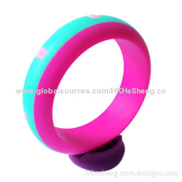 2014 Fashionable Characteristic Silicone Bracelets, BPA-free and Non-toxic